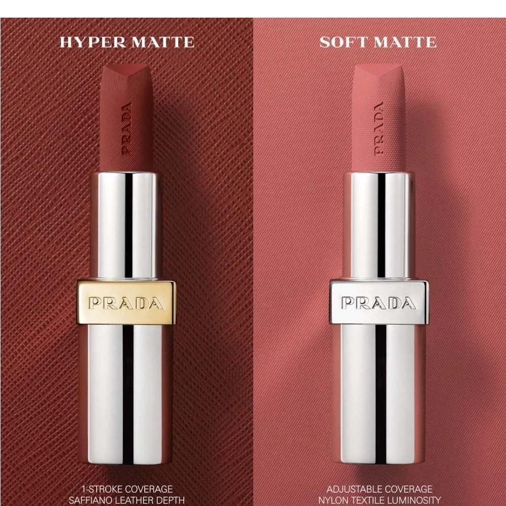 Prada Monochrome Soft Matte Blur Lipstick- Refill B106 Caramel
